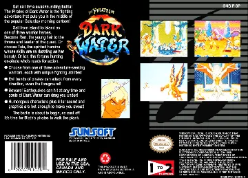 Pirates of Dark Water, The (USA) (Beta) box cover back